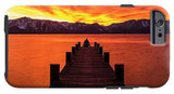 Lake Tahoe Sunset Pier By Brad Scott - Phone Case-Phone Case-IPhone 6s Tough Case-Lake Tahoe Prints