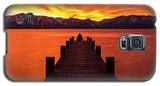 Lake Tahoe Sunset Pier By Brad Scott - Phone Case-Phone Case-Galaxy S5 Case-Lake Tahoe Prints