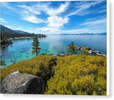 Manzanita View - Sand Harbor Lake Tahoe - Canvas Print