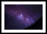 Milky Way Hill - Framed Print