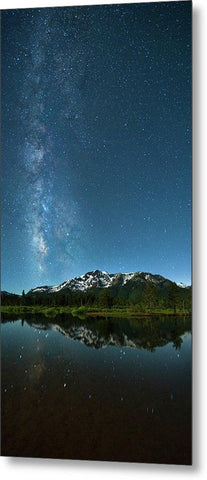 Milkyway Over Tallac By Brad Scott - Metal Print-Lake Tahoe Prints