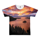 Emerald Bay Fire Short sleeve men’s t-shirt (unisex)