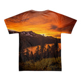 Fiery Skies over Fallen leaf Lake Short sleeve men’s t-shirt (unisex)