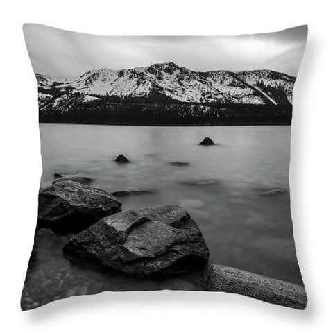 Monochromatic Dream By Brad Scott - Throw Pillow-Lake Tahoe Prints