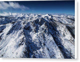 Mt Tallac Winter Aerial - Brad Scott - Canvas Print-10.000" x 6.625"-Lake Tahoe Prints