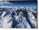 Mt Tallac Winter Aerial - Brad Scott - Canvas Print-10.000" x 6.625"-Lake Tahoe Prints