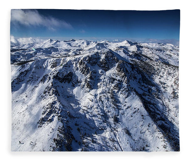 Mt Tallac Winter Aerial - Brad Scott - Blanket