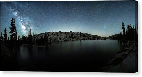 Neowise Comet over Desolation Wilderness by Brad Scott - Canvas Print