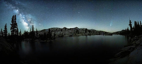 Neowise Comet over Desolation Wilderness by Brad Scott - Art Print