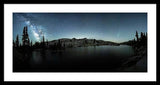 Neowise Comet over Desolation Wilderness by Brad Scott - Framed Print