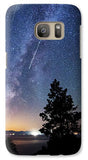 Perseid Meteor Shower From Tahoe by Brad Scott - Phone Case-Phone Case-Galaxy S7 Case-Lake Tahoe Prints