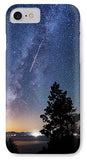 Perseid Meteor Shower From Tahoe by Brad Scott - Phone Case-Phone Case-IPhone 7 Case-Lake Tahoe Prints