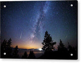 Perseid Meteor Shower From Tahoe - Acrylic Print