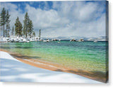 Pristine Shores By Brad Scott - Canvas Print-10.000" x 6.625"-Lake Tahoe Prints