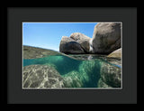 Refraction - Lake Tahoe Underwater by Brad Scott - Framed Print