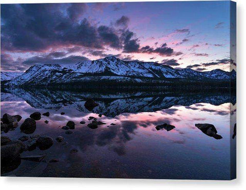 Rose Reflections By Brad Scott - Canvas Print-10.000" x 6.625"-Lake Tahoe Prints