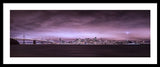 San Fransisco Cityscape Panorama by Brad Scott - Framed Print