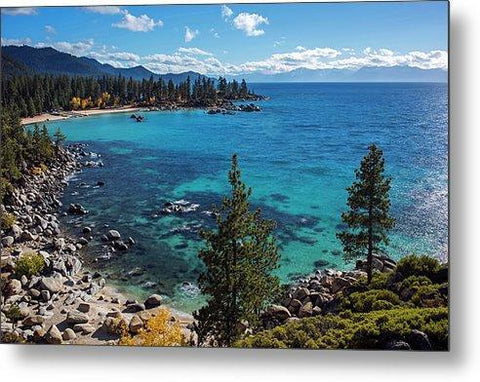 Sand Harbor Lookout By Brad Scott - Metal Print-Metal Print-Lake Tahoe Prints