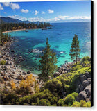Sand Harbor Lookout By Brad Scott - Square - Canvas Print-8.000" x 8.000"-Lake Tahoe Prints