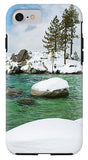 Sand Harbor Winter Panorama By Brad Scott - Phone Case