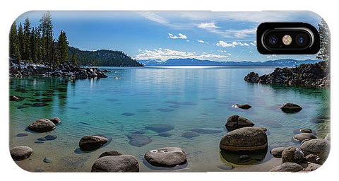 Secret Cove Aquas By Brad Scott - Phone Case-Phone Case-IPhone X Case-Lake Tahoe Prints