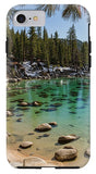 Secret Cove Through The Trees By Brad Scott - Phone Case-Phone Case-IPhone 8 Tough Case-Lake Tahoe Prints