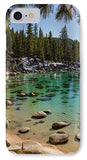 Secret Cove Through The Trees By Brad Scott - Phone Case-Phone Case-IPhone 7 Case-Lake Tahoe Prints