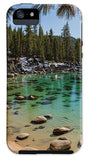 Secret Cove Through The Trees By Brad Scott - Phone Case-Phone Case-IPhone 5s Tough Case-Lake Tahoe Prints