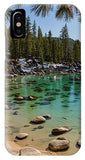 Secret Cove Through The Trees By Brad Scott - Phone Case-Phone Case-IPhone X Case-Lake Tahoe Prints