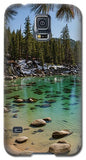 Secret Cove Through The Trees By Brad Scott - Phone Case-Phone Case-Galaxy S5 Case-Lake Tahoe Prints