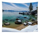 Secret Cove Winter Panorama By Brad Scott - Tapestry