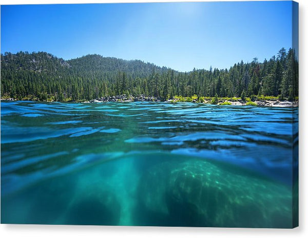 Secret Harbor and Below - Canvas Print