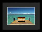 Sit with me on the West Shore - Framed Print