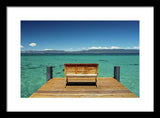 Sit with me on the West Shore - Framed Print