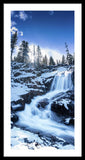 Snowy Falls By Brad Scott - Framed Print