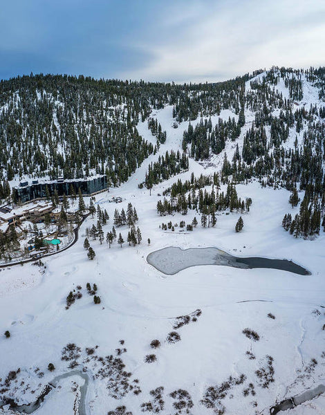 Squaw Valley Meadow Aerial - Art Print