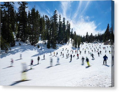 Stagecoach Chaos Heavenly Lake Tahoe - Canvas Print