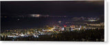 Storm Over The City - Canvas Print-20.000" x 6.875"-Lake Tahoe Prints