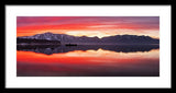 Tahoe Aglow by Brad Scott - Framed Print