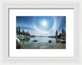 Tahoe Halo By Brad Scott - Framed Print