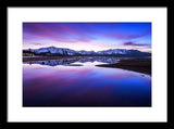 Tahoe Reflections - Lake Tahoe Ca - Framed Print