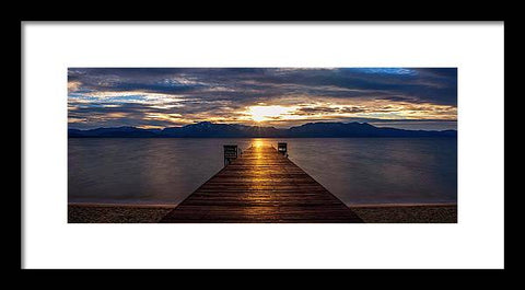 Tahoe Shine by Brad Scott - Framed Print