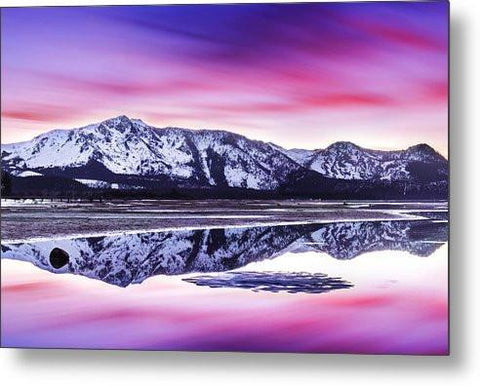 Tallac Reflections, Lake Tahoe - Metal Print