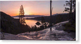 Tangerine Sunrise - Canvas Print-14.000" x 6.375"-Lake Tahoe Prints