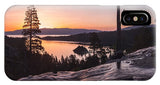 Tangerine Sunrise - Phone Case-Phone Case-IPhone X Case-Lake Tahoe Prints