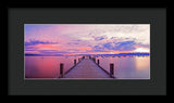 Valhalla Pier Sunrise By Brad Scott - Framed Print