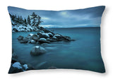 Winter Storm By Brad Scott - Throw Pillow-Lake Tahoe Prints