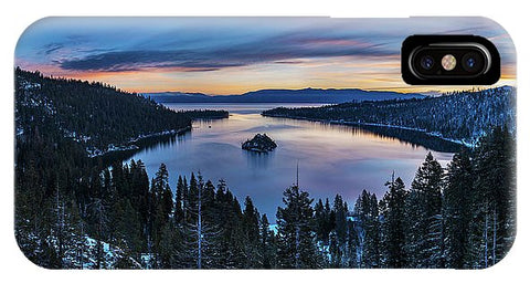 Winters Awakening - Emerald Bay By Brad Scott - Phone Case-Phone Case-IPhone X Case-Lake Tahoe Prints