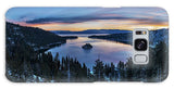Winters Awakening - Emerald Bay By Brad Scott - Phone Case-Phone Case-Galaxy S8 Case-Lake Tahoe Prints