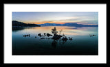 Zephyr Cove Tree Island By Brad Scott - Framed Print